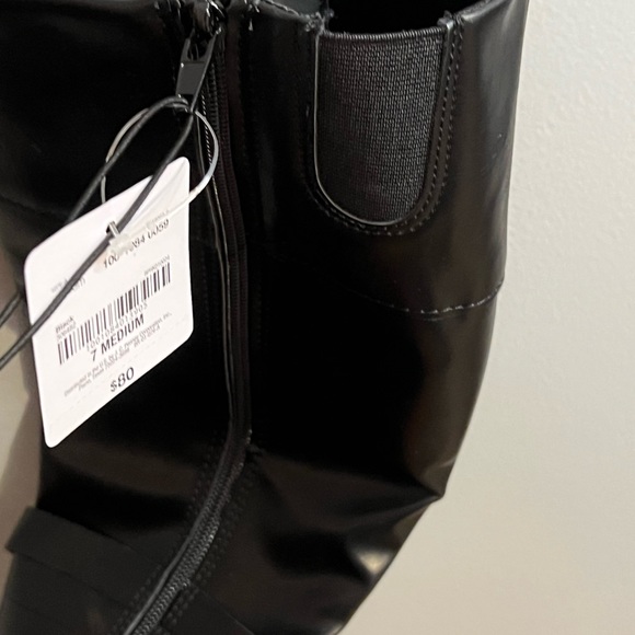 NWT St Johns Bay Womens Black  Douglas Black Heel Boots  7 NWT  (80$) - Picture 11 of 14